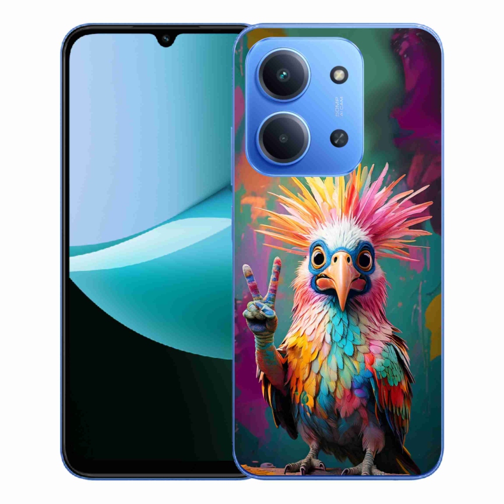 Gelový kryt mmCase na Xiaomi Redmi 15C 173mm - barevný rebel