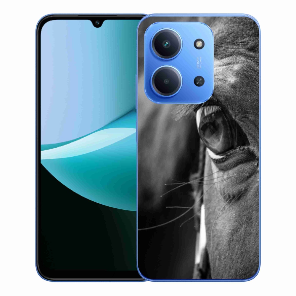 Gelový kryt mmCase na Xiaomi Redmi 15C 173mm - koňský pohled