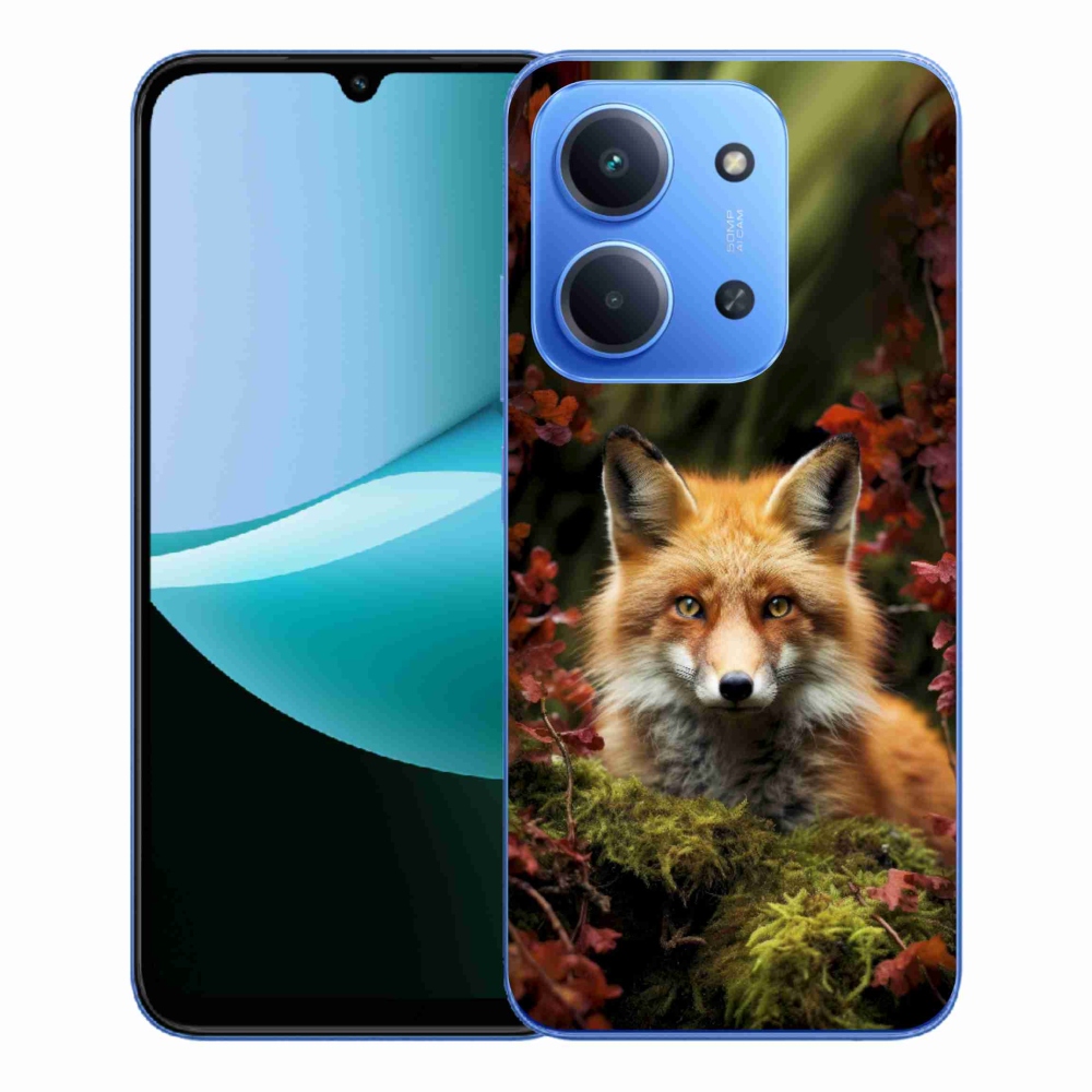 Gelový kryt mmCase na Xiaomi Redmi 15C 173mm - liška v lese