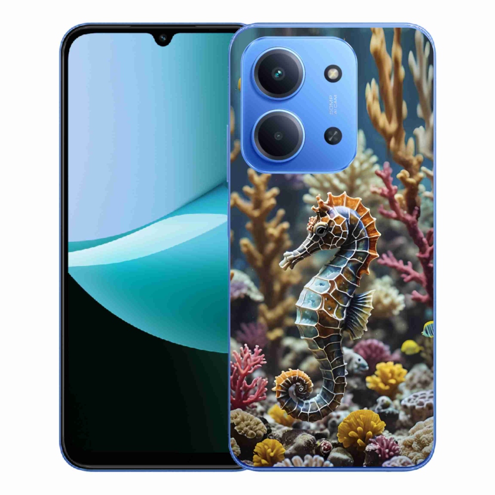 Gelový kryt mmCase na Xiaomi Redmi 15C 173mm - mořský koník 2