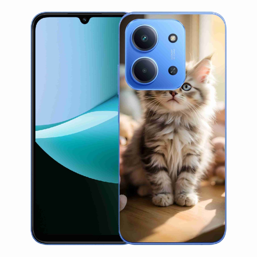 Gelový kryt mmCase na Xiaomi Redmi 15C 173mm - roztomilé kotě 10