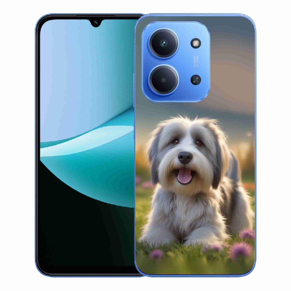 Gelový kryt mmCase na Xiaomi Redmi 15C 173mm - roztomilý havanský psík