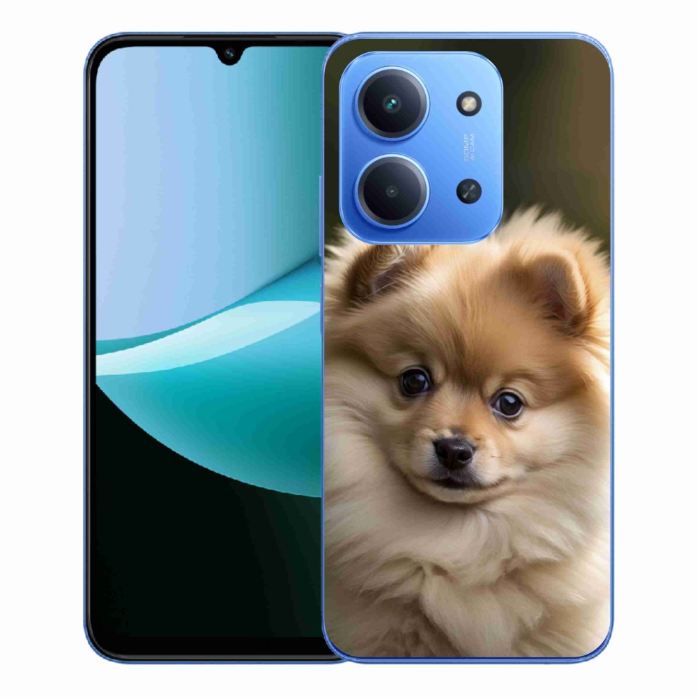 Gelový kryt mmCase na Xiaomi Redmi 15C 173mm - roztomilý pomeranian 2