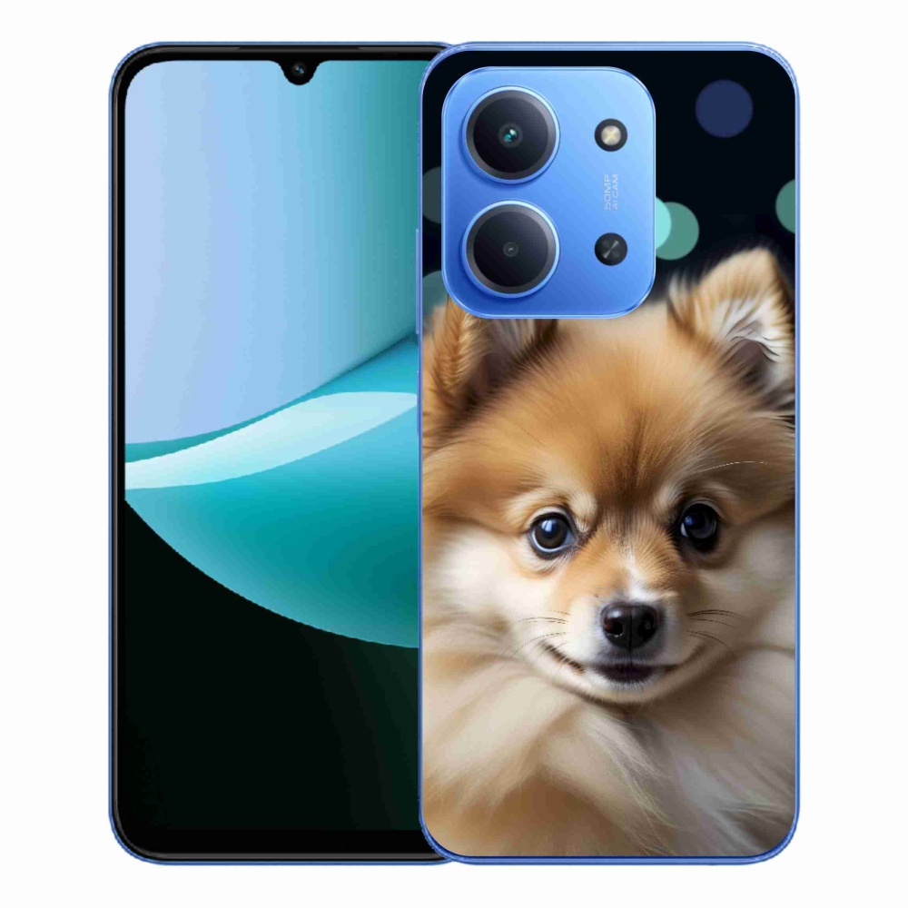 Gelový kryt mmCase na Xiaomi Redmi 15C 173mm - roztomilý pomeranian