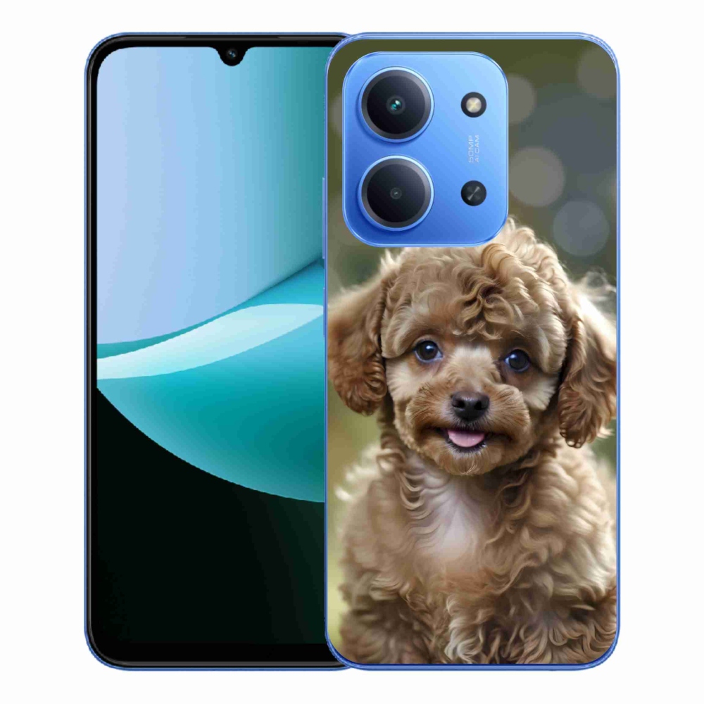 Gelový kryt mmCase na Xiaomi Redmi 15C 173mm - roztomilý pudl