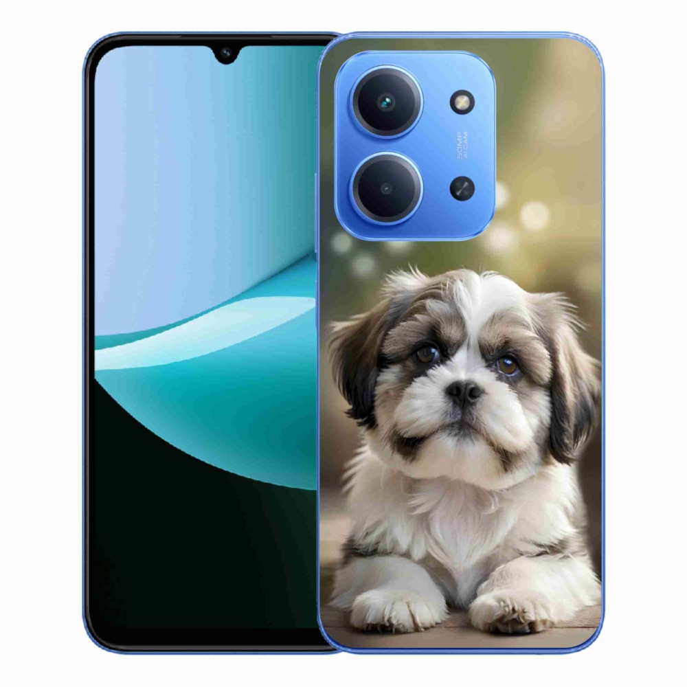 Gelový kryt mmCase na Xiaomi Redmi 15C 173mm - roztomilý shih-tzu