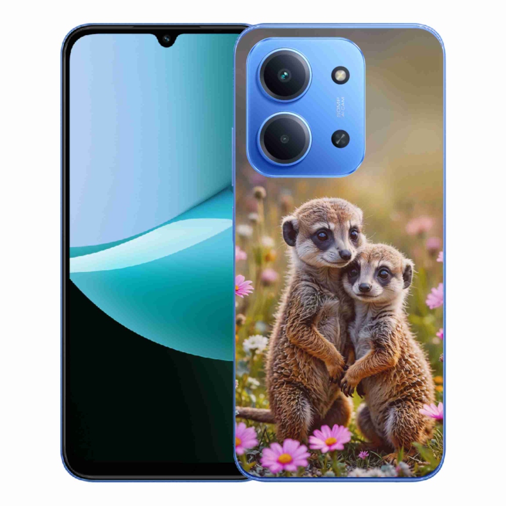 Gelový kryt mmCase na Xiaomi Redmi 15C 173mm - surikatí duo