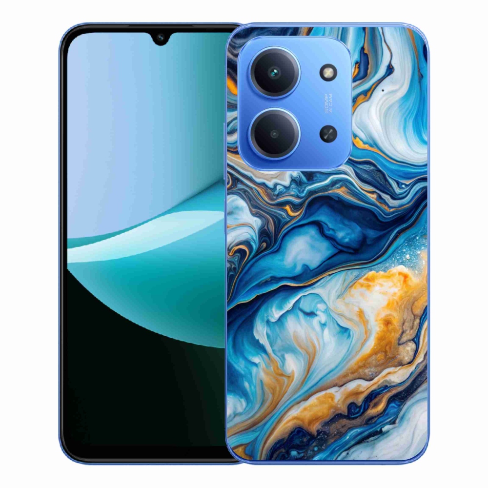 Gelový kryt mmCase na Xiaomi Redmi 15C 4G/5G (173mm) - abstraktní motiv 34