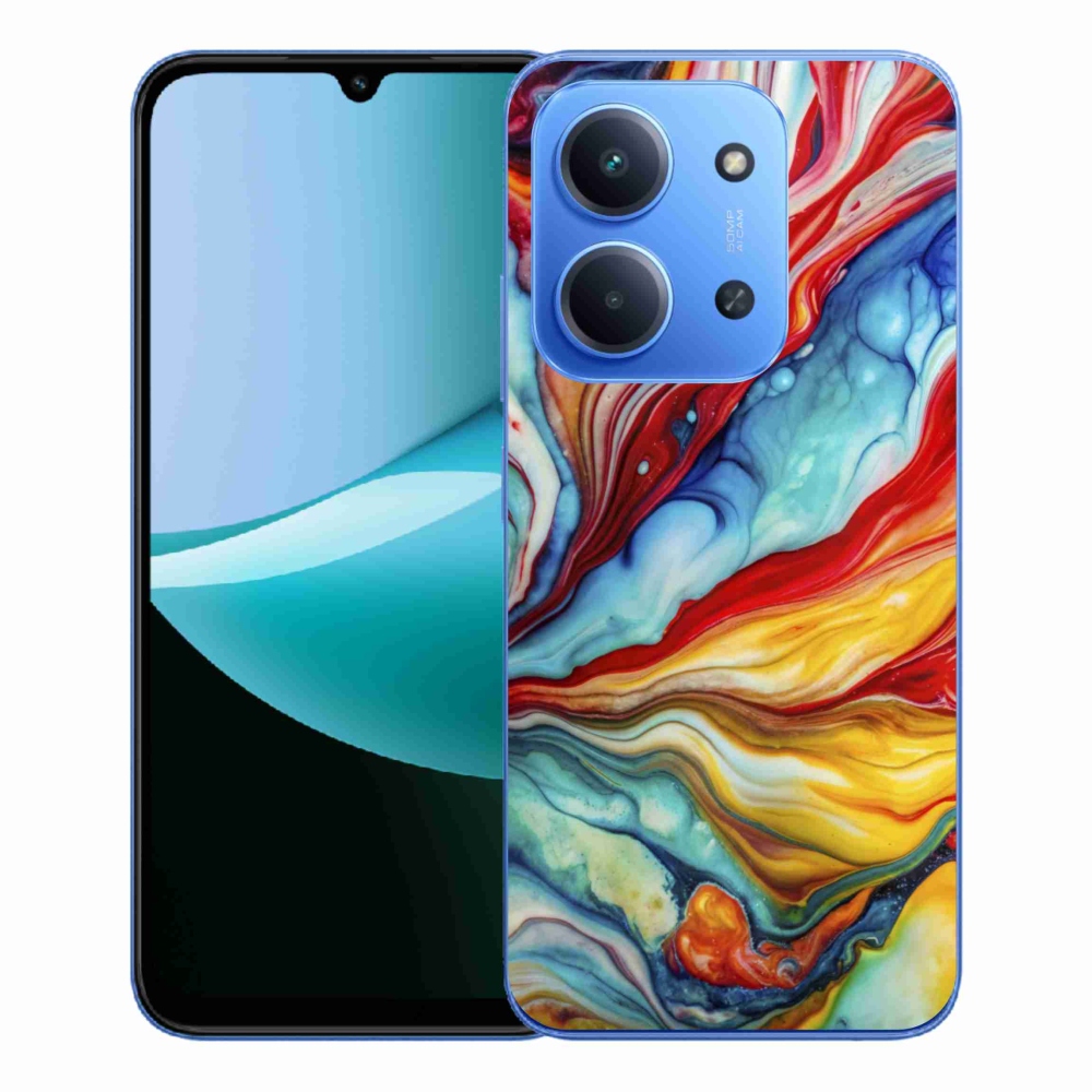 Gelový kryt mmCase na Xiaomi Redmi 15C 4G/5G (173mm) - abstraktní motiv 58