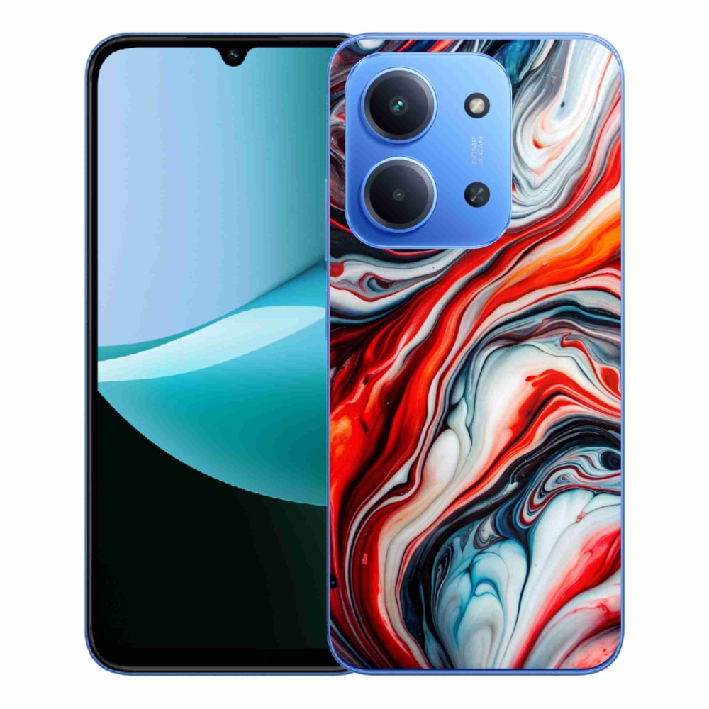 Gelový kryt mmCase na Xiaomi Redmi 15C 4G/5G (173mm) - abstraktní motiv 63