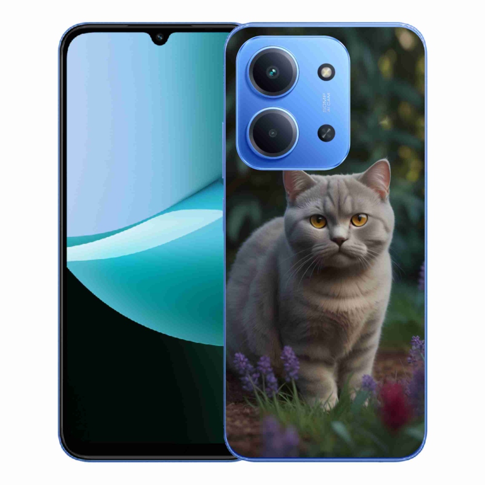 Gelový kryt mmCase na Xiaomi Redmi 15C 4G/5G (173mm) - britská kočka