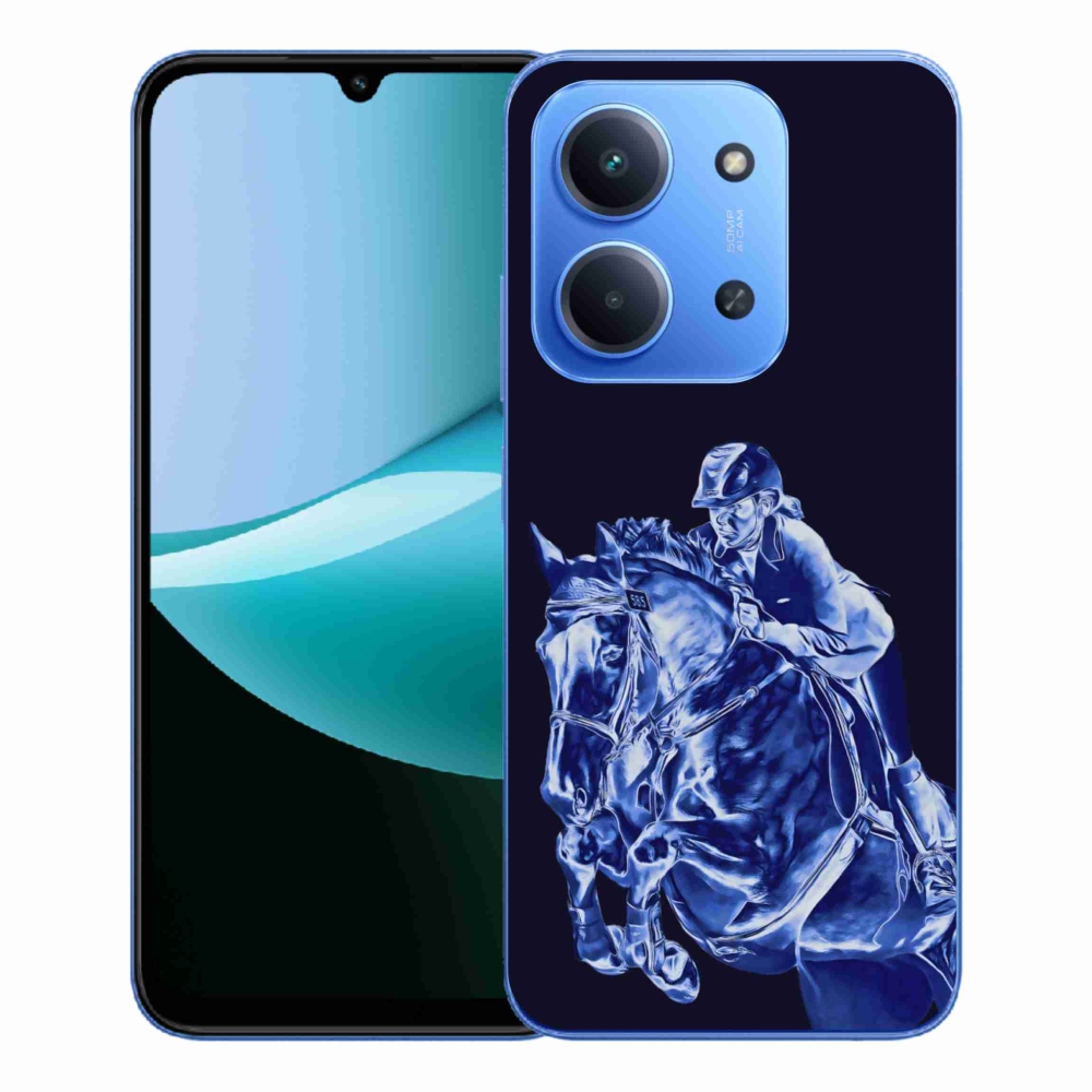 Gelový kryt mmCase na Xiaomi Redmi 15C 4G/5G (173mm) - dostihový kůň