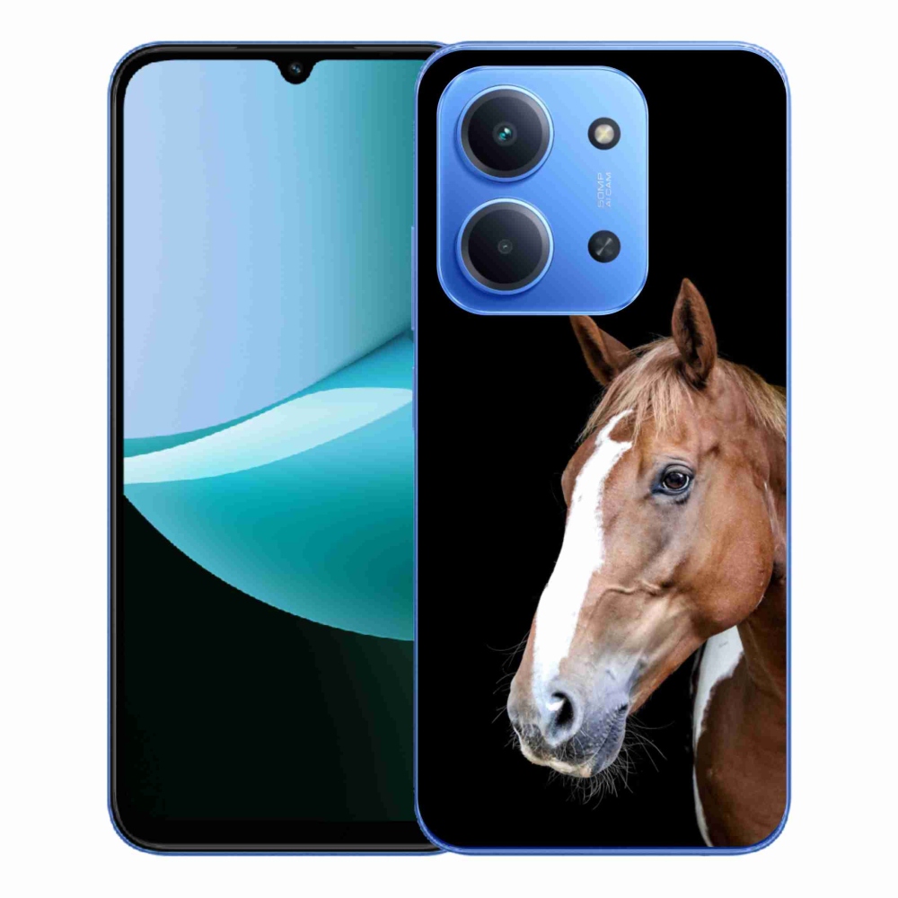 Gelový kryt mmCase na Xiaomi Redmi 15C 4G/5G (173mm) - hnědý kůň 3