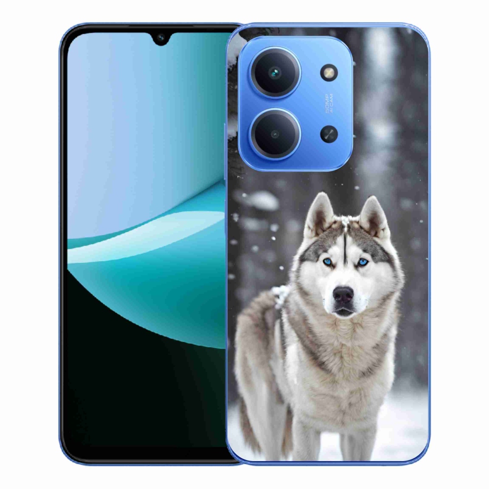 Gelový kryt mmCase na Xiaomi Redmi 15C 4G/5G (173mm) - husky 2