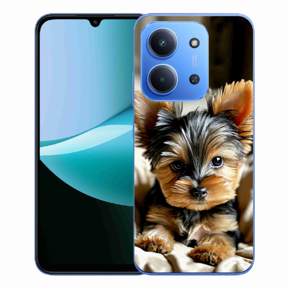 Gelový kryt mmCase na Xiaomi Redmi 15C 4G/5G (173mm) - jorkšír 11