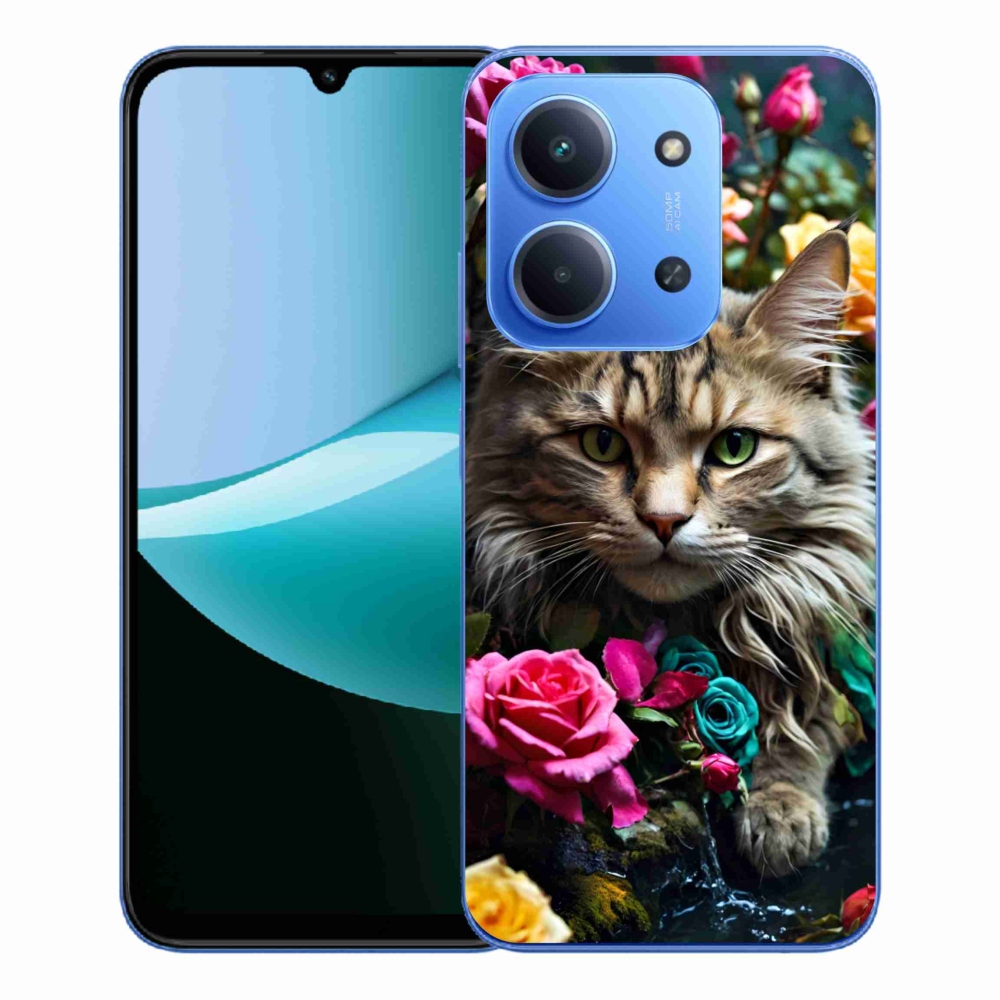 Gelový kryt mmCase na Xiaomi Redmi 15C 4G/5G (173mm) - kočíčí pohled 2