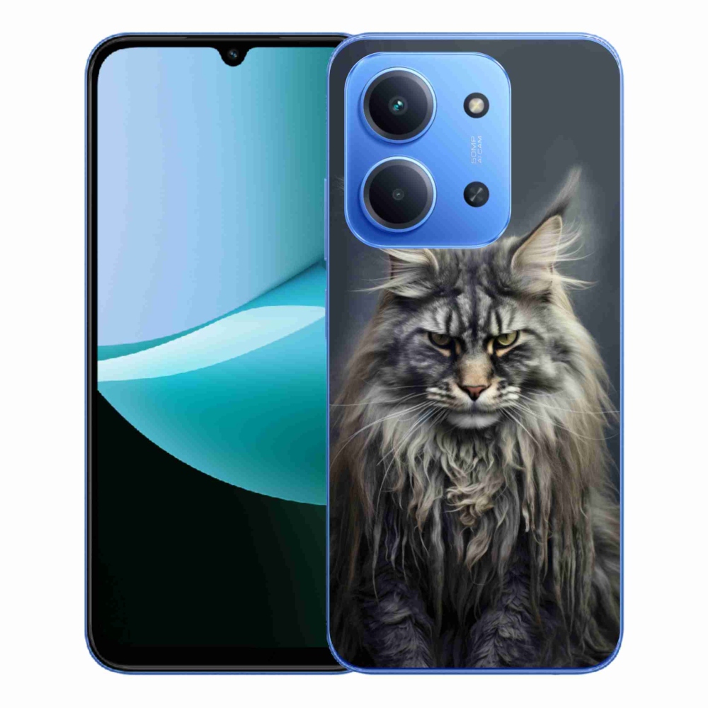 Gelový kryt mmCase na Xiaomi Redmi 15C 4G/5G (173mm) - kočíčí pohled 4