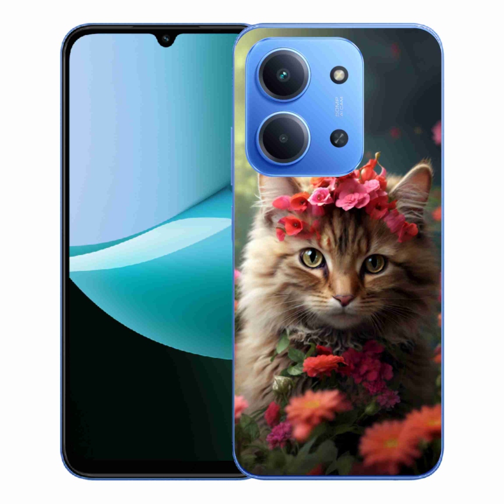 Gelový kryt mmCase na Xiaomi Redmi 15C 4G/5G (173mm) - kočíčí princezna