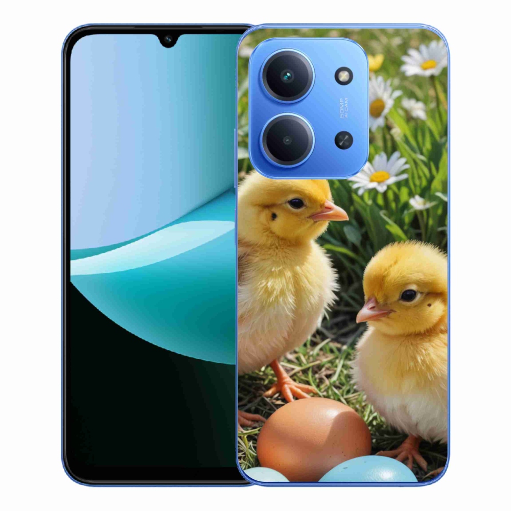 Gelový kryt mmCase na Xiaomi Redmi 15C 4G/5G (173mm) - kuřátka