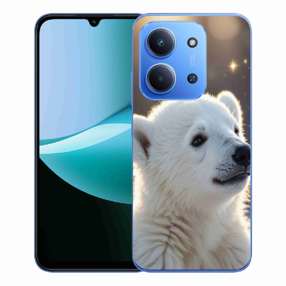 Gelový kryt mmCase na Xiaomi Redmi 15C 4G/5G (173mm) - lední medvěd