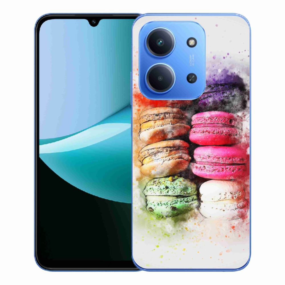 Gelový kryt mmCase na Xiaomi Redmi 15C 4G/5G (173mm) - makrónky