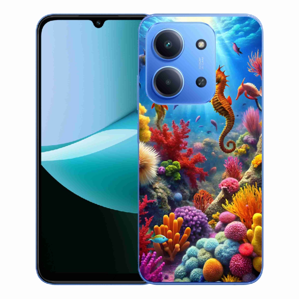 Gelový kryt mmCase na Xiaomi Redmi 15C 4G/5G (173mm) - mořský svět 3