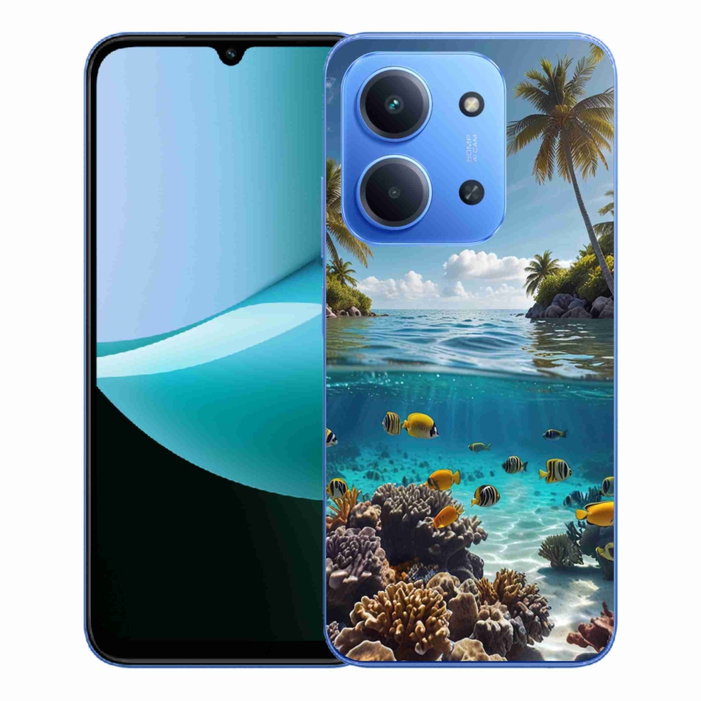 Gelový kryt mmCase na Xiaomi Redmi 15C 4G/5G (173mm) - mořský svět 4