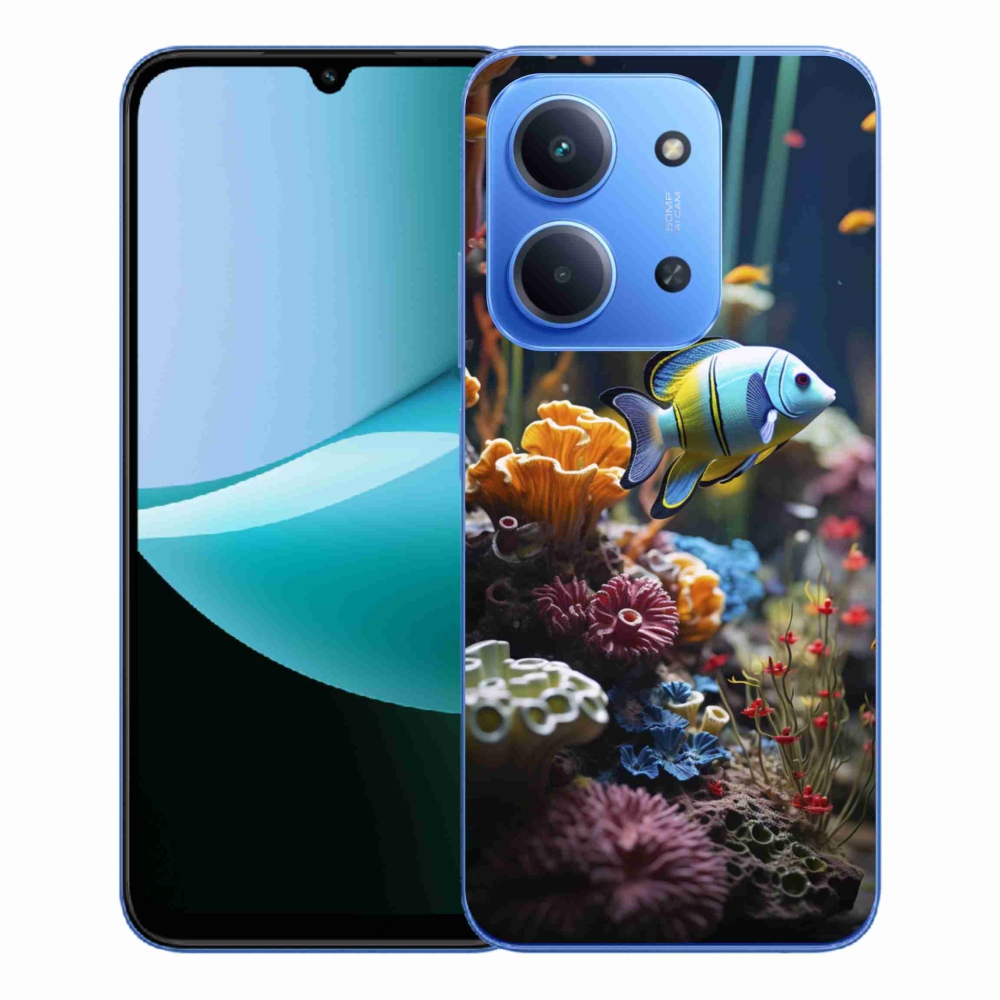 Gelový kryt mmCase na Xiaomi Redmi 15C 4G/5G (173mm) - mořský svět 5