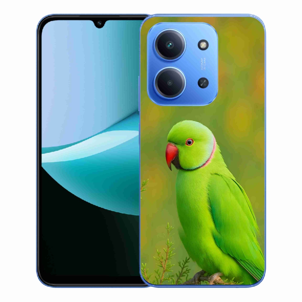 Gelový kryt mmCase na Xiaomi Redmi 15C 4G/5G (173mm) - papoušek alexandr 2