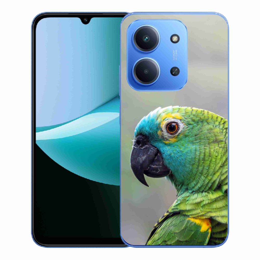 Gelový kryt mmCase na Xiaomi Redmi 15C 4G/5G (173mm) - papoušek amazoňan