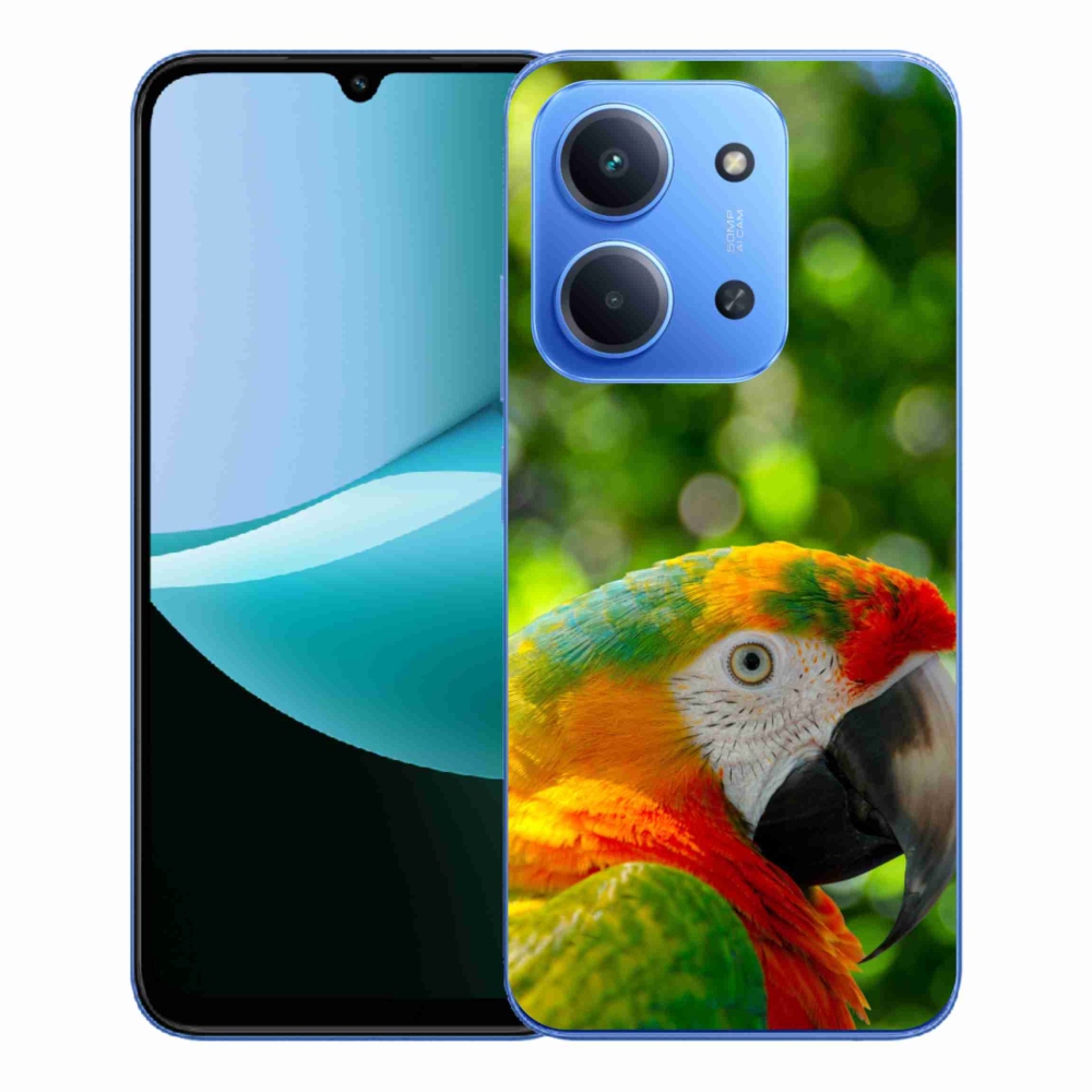Gelový kryt mmCase na Xiaomi Redmi 15C 4G/5G (173mm) - papoušek ara 3