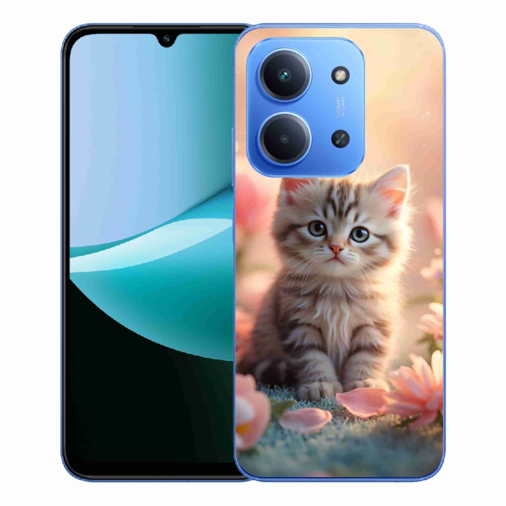 Gelový kryt mmCase na Xiaomi Redmi 15C 4G/5G (173mm) - roztomilé kotě 8