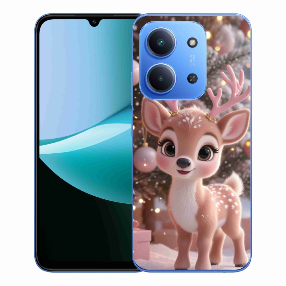 Gelový kryt mmCase na Xiaomi Redmi 15C 4G/5G (173mm) - roztomilý sob