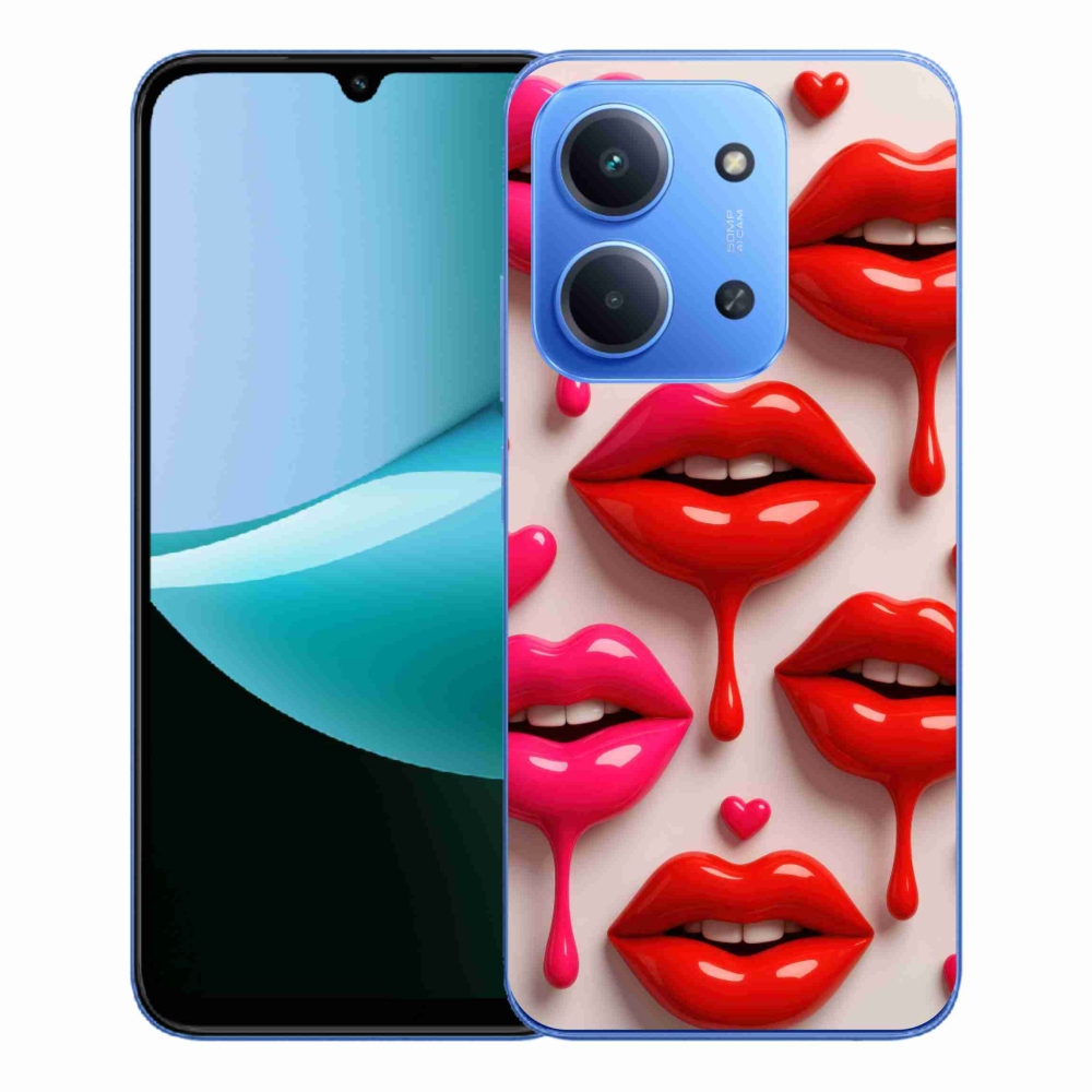 Gelový kryt mmCase na Xiaomi Redmi 15C 4G/5G (173mm) - rty 2