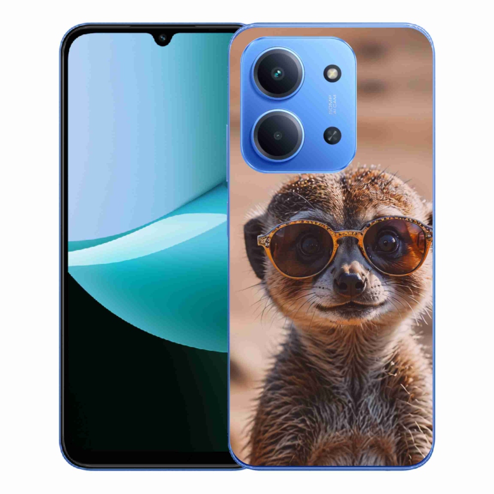 Gelový kryt mmCase na Xiaomi Redmi 15C 4G/5G (173mm) - stylová surikata