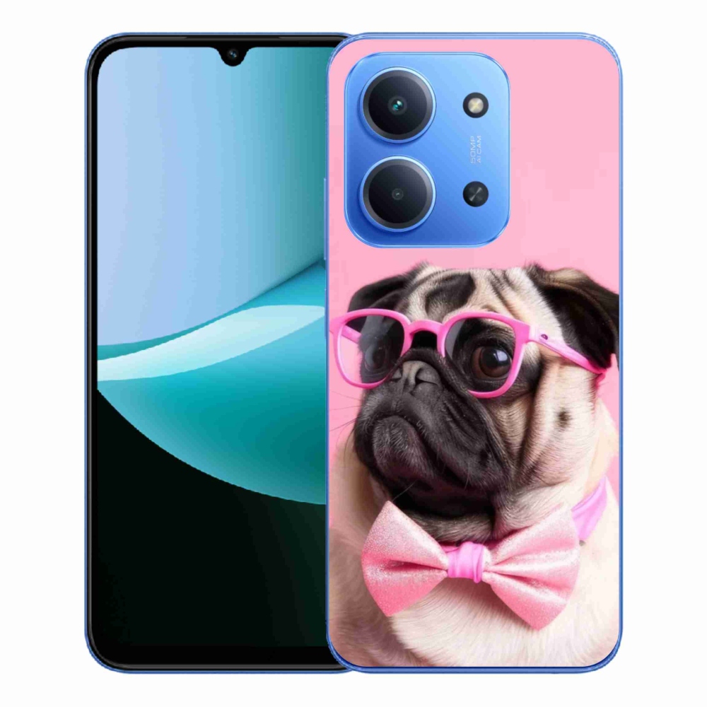 Gelový kryt mmCase na Xiaomi Redmi 15C 4G/5G (173mm) - stylový mops