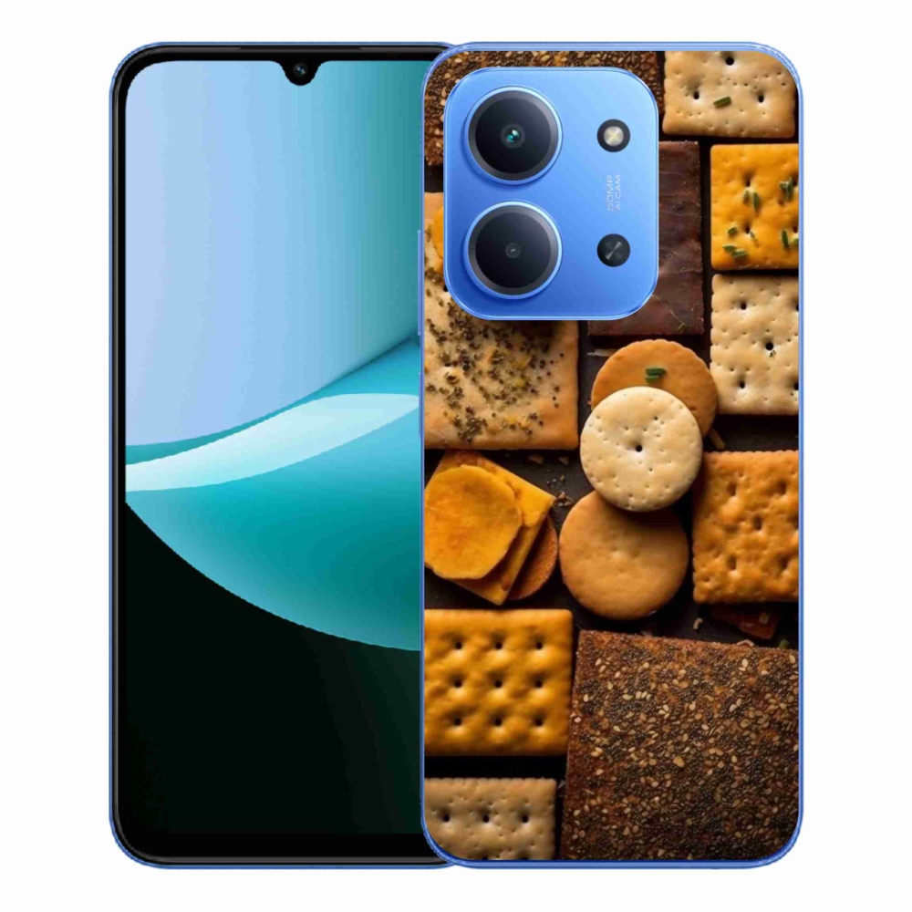 Gelový kryt mmCase na Xiaomi Redmi 15C 4G/5G (173mm) - sušenky