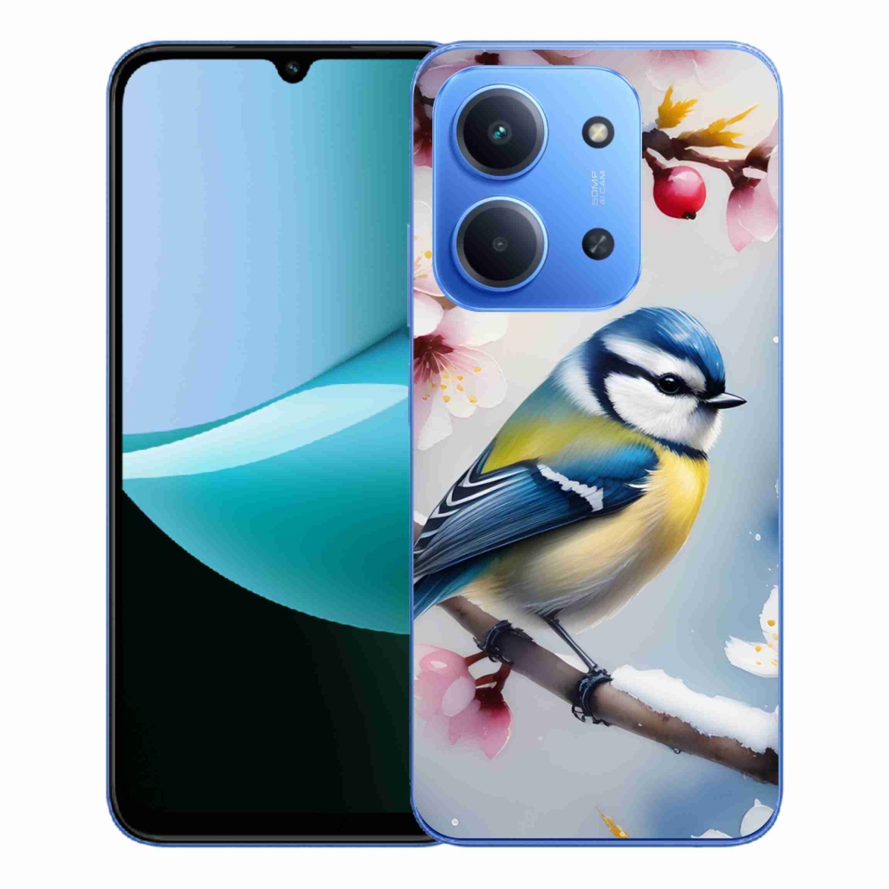 Gelový kryt mmCase na Xiaomi Redmi 15C 4G/5G (173mm) - sýkorka