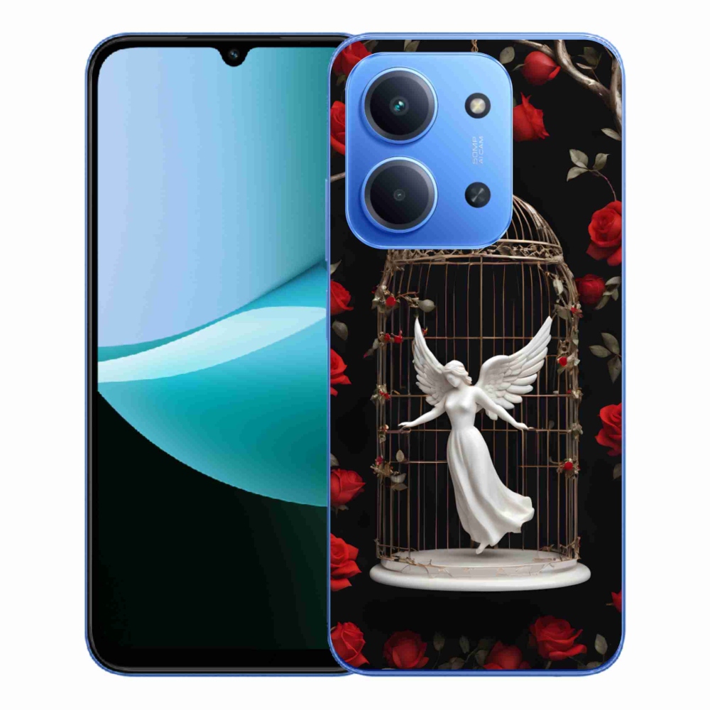 Gelový kryt mmCase na Xiaomi Redmi 15C 4G/5G (173mm) - uvězněný anděl