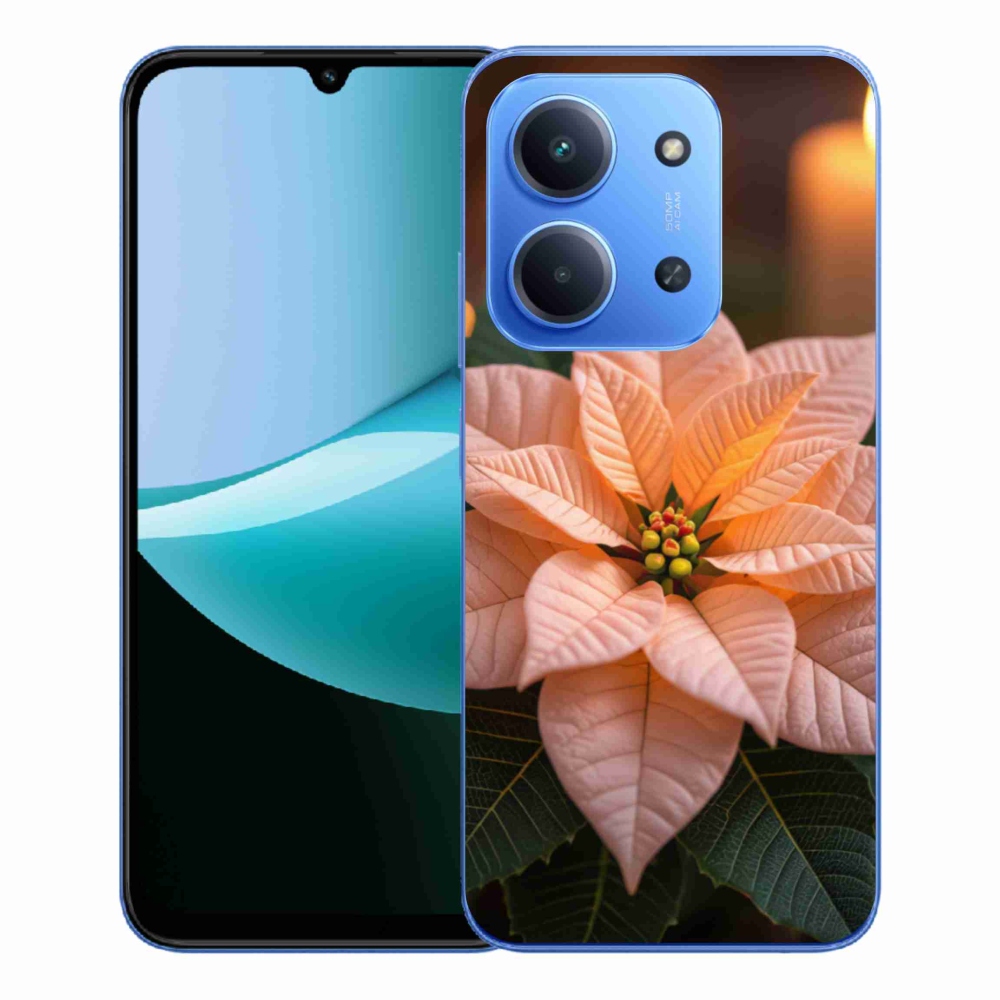 Gelový kryt mmCase na Xiaomi Redmi 15C 4G/5G (173mm) - vánoční hvězda