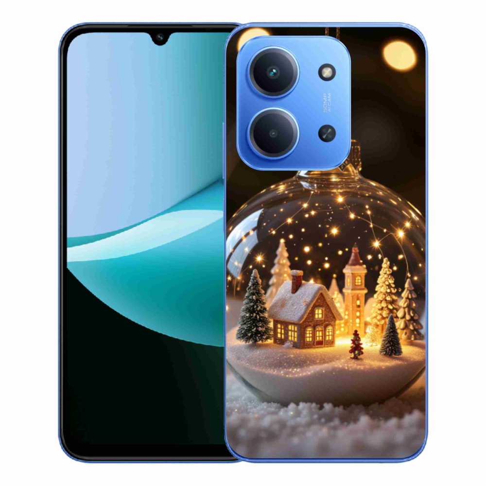 Gelový kryt mmCase na Xiaomi Redmi 15C 4G/5G (173mm) - vánoční koule 3