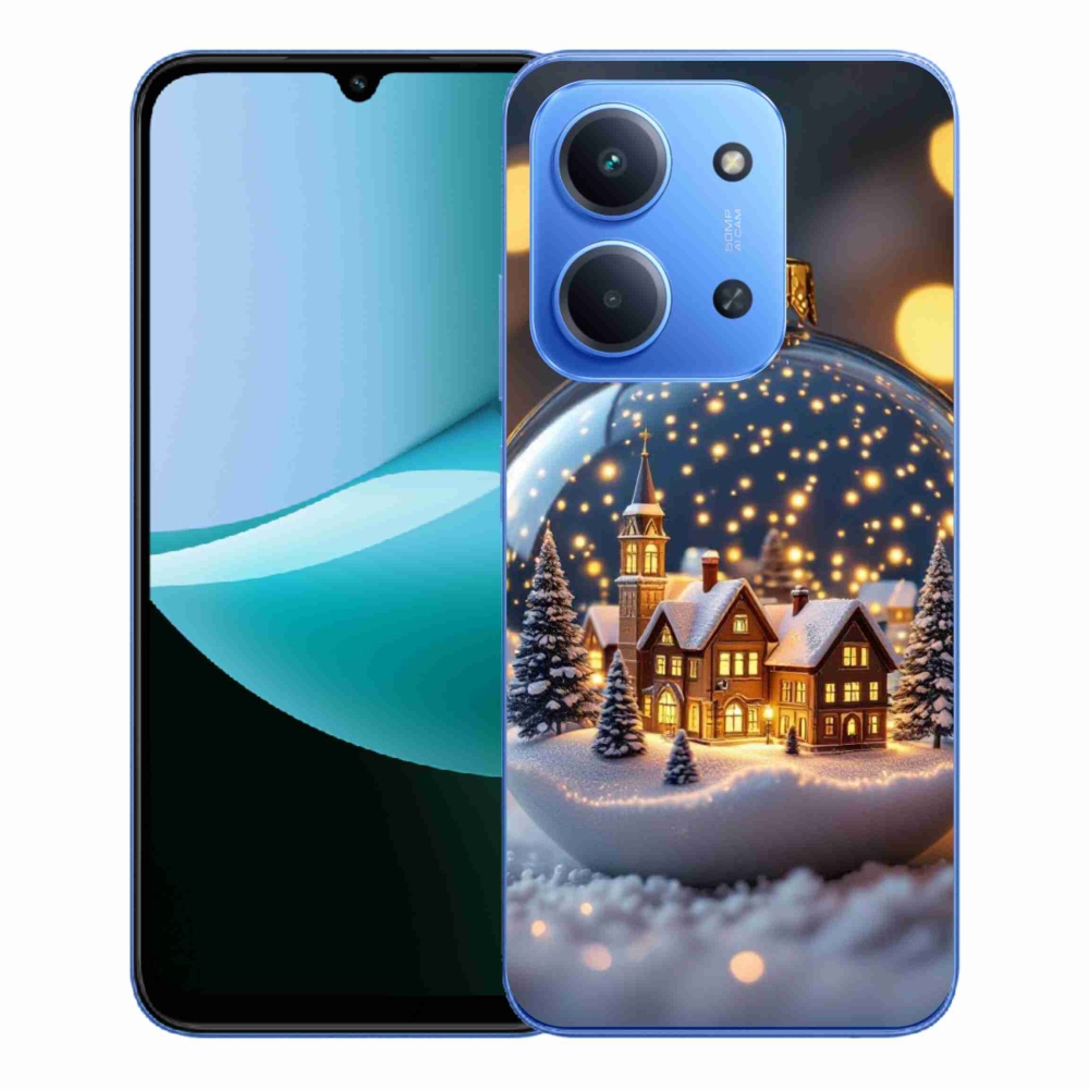 Gelový kryt mmCase na Xiaomi Redmi 15C 4G/5G (173mm) - vánoční koule 4