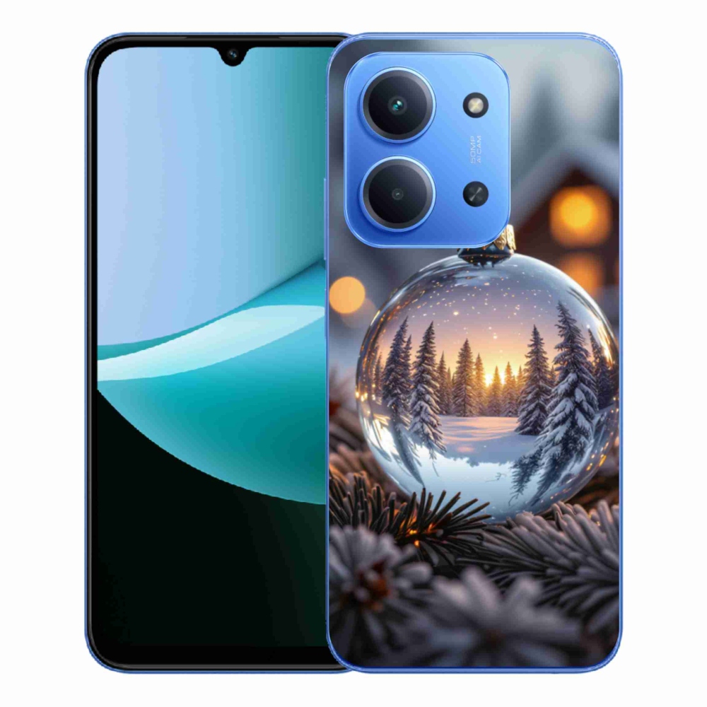 Gelový kryt mmCase na Xiaomi Redmi 15C 4G/5G (173mm) - vánoční ozdoba