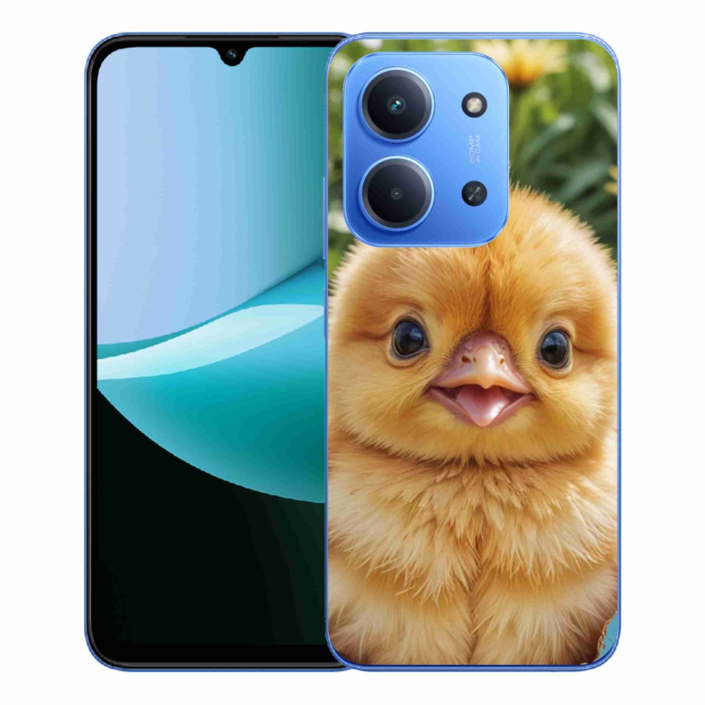 Gelový kryt mmCase na Xiaomi Redmi 15C 4G/5G (173mm) - veselé kuřátko