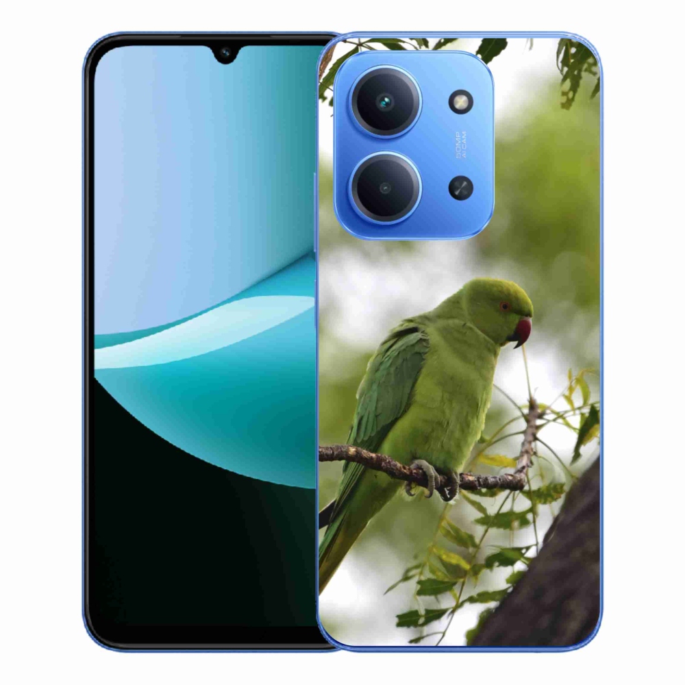Gelový kryt mmCase na Xiaomi Redmi 15C 4G/5G (173mm) - zelený papoušek