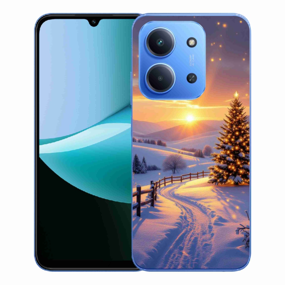 Gelový kryt mmCase na Xiaomi Redmi 15C 4G/5G (173mm) - zimní krajina