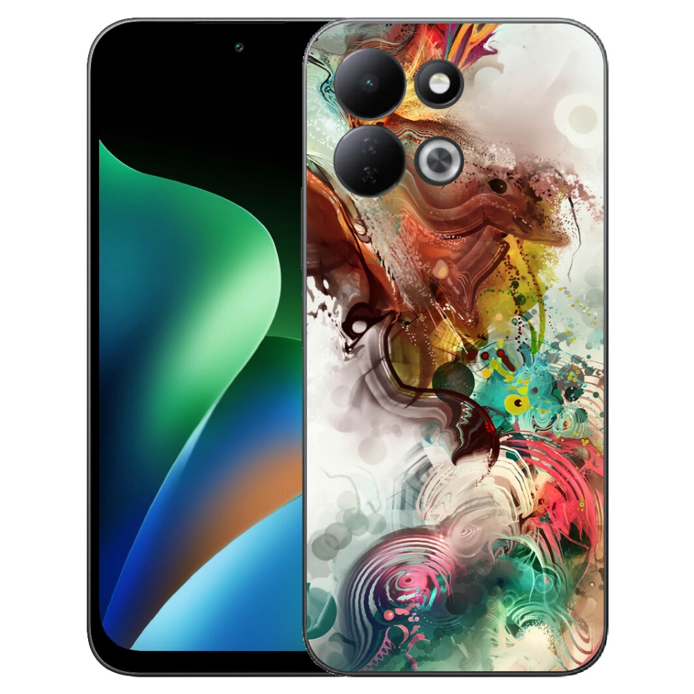 Gelový kryt mmCase na Xiaomi Redmi 17 4G/5G - abstrakt 1