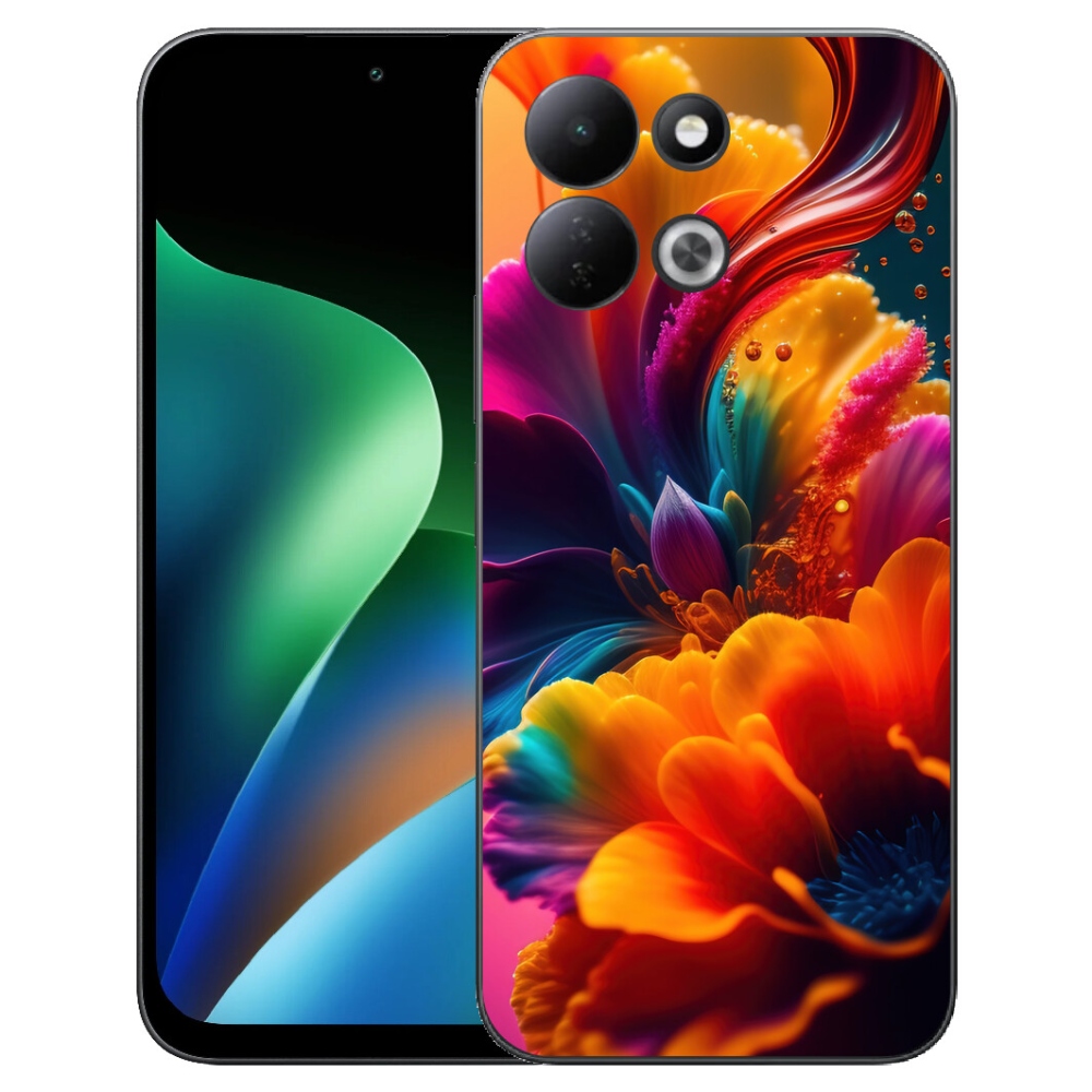 Gelový kryt mmCase na Xiaomi Redmi 17 4G/5G - abstraktní motiv 2