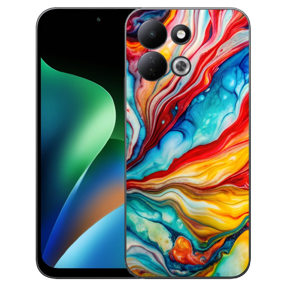 Gelový kryt mmCase na Xiaomi Redmi 17 4G/5G - abstraktní motiv 58