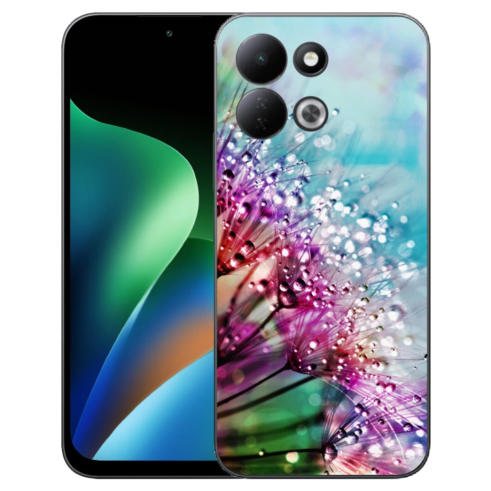 Gelový kryt mmCase na Xiaomi Redmi 17 4G/5G - barevné květy